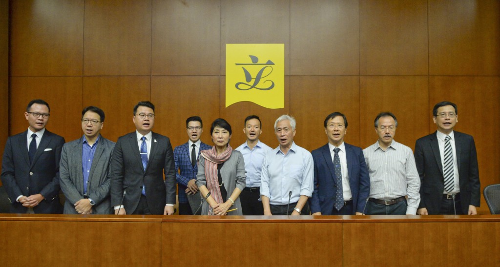 多個民主派政黨不滿《國歌條例草案》將提出修訂。資料圖片