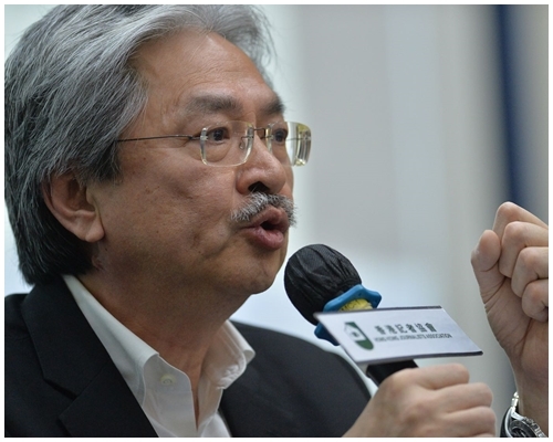 曾俊华称一向推崇政府有高透明度。