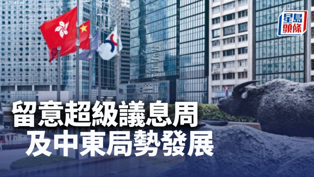 留意超級議息周及中東局勢發展|古天后