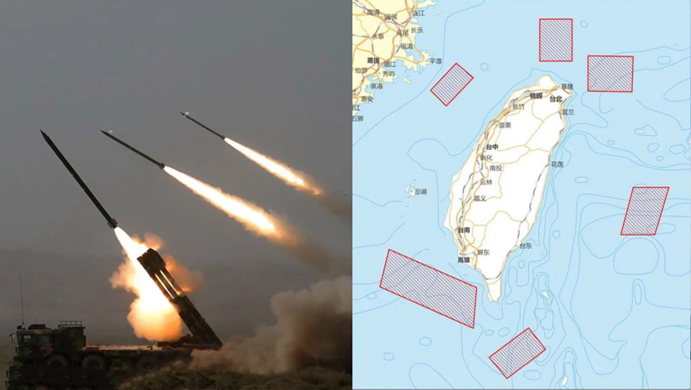 東部戰區今在台島周邊展開軍演。