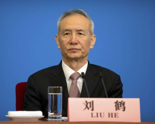 劉鶴指中美停止貿易戰升級有利兩國及整個世界。AP
