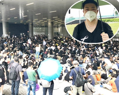 李同學不接受政府只暫緩而不撤回修例。