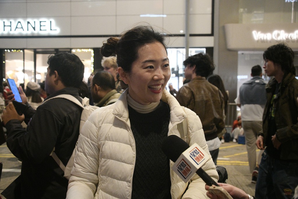 居港韓國人Kwonjeeyeon是首次參與香港的跨年活動。