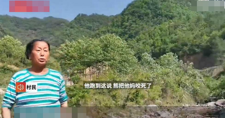 村民講述經過。網圖