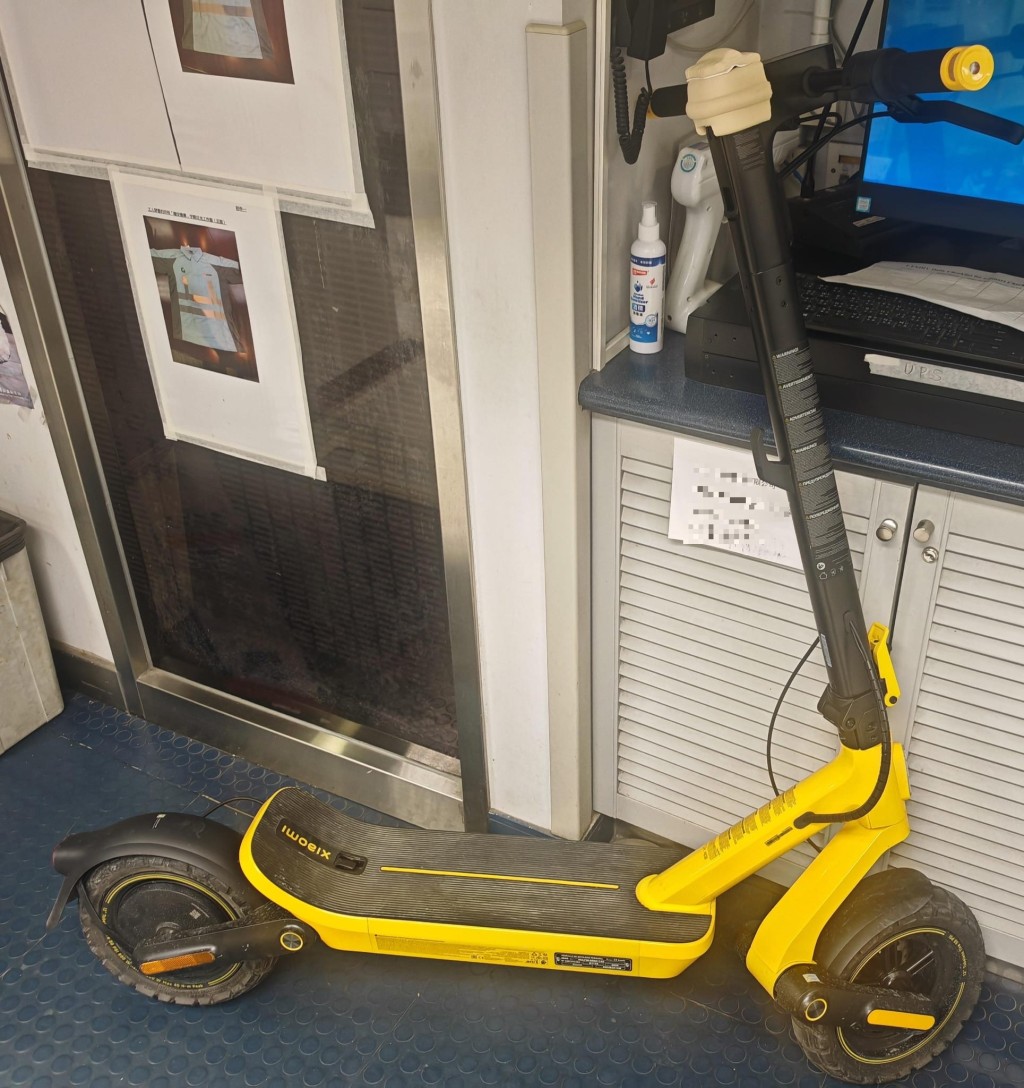 被扣查的電動單車。