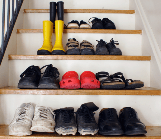 若家中舊鞋太多，除了丟棄也可以進行回收 (圖源： reboothk官網)