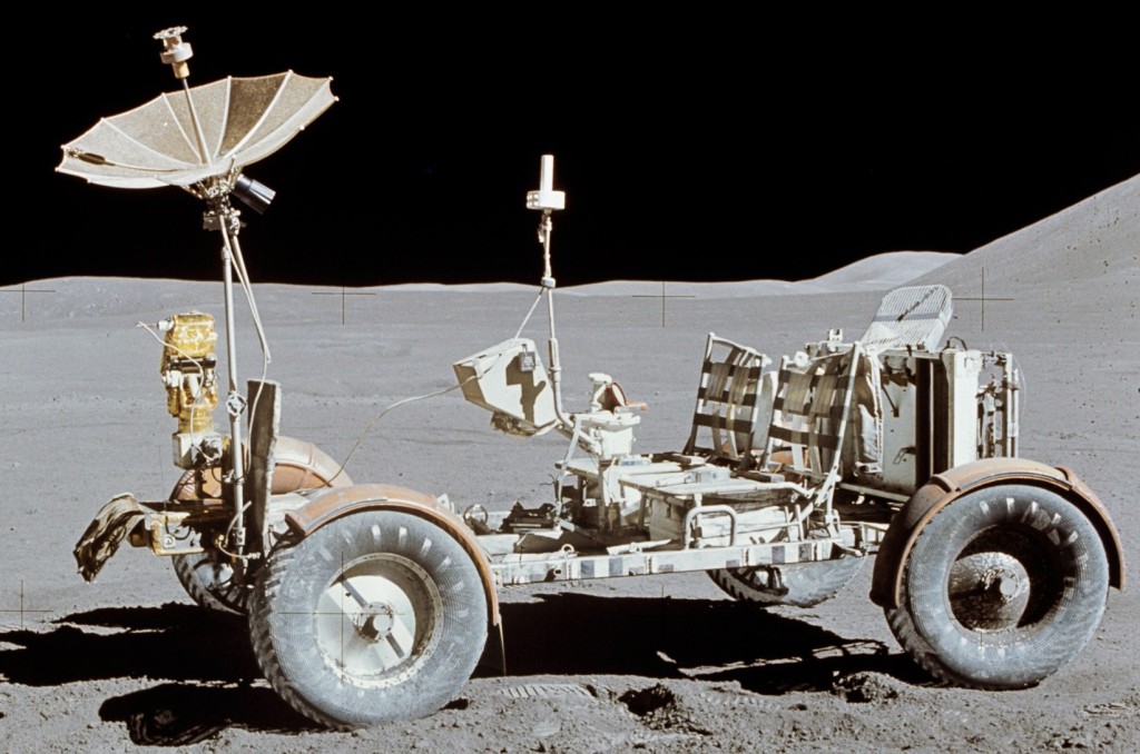 美國阿波羅登月計劃使用的月球車。