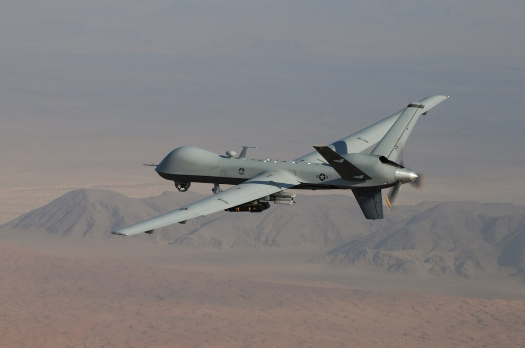 據報美軍在伊朗戰爭中折損45架MQ-9死神無人偵察機。美國空軍網頁