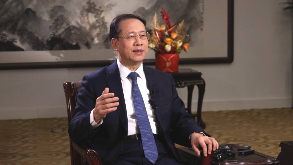 外交部副部長馬朝旭。中新社