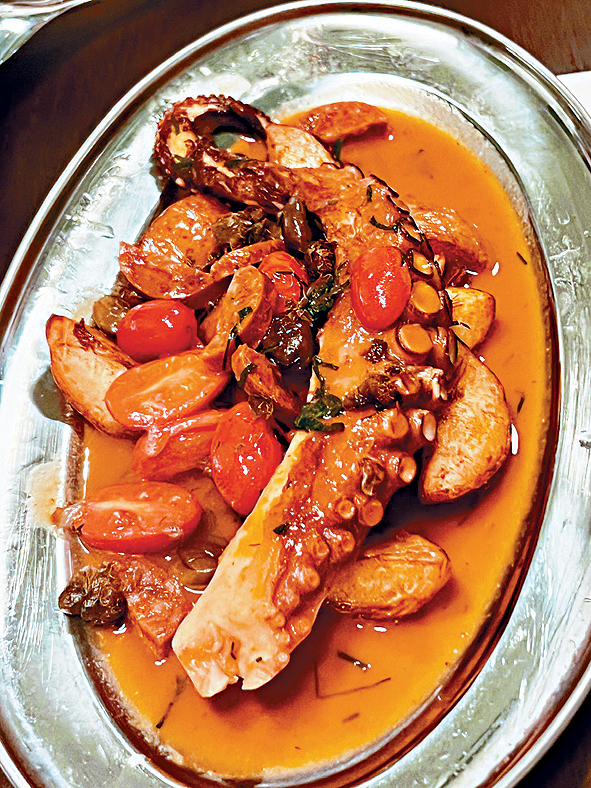 烤西班牙八爪魚鬚