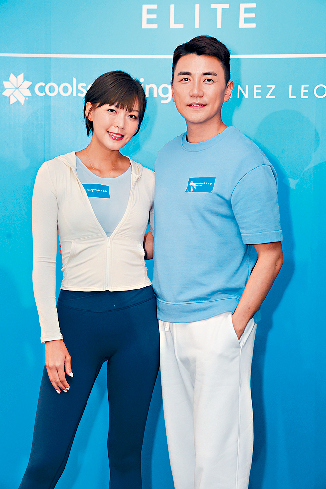 洪永城、梁諾妍夫妻檔出席活動。