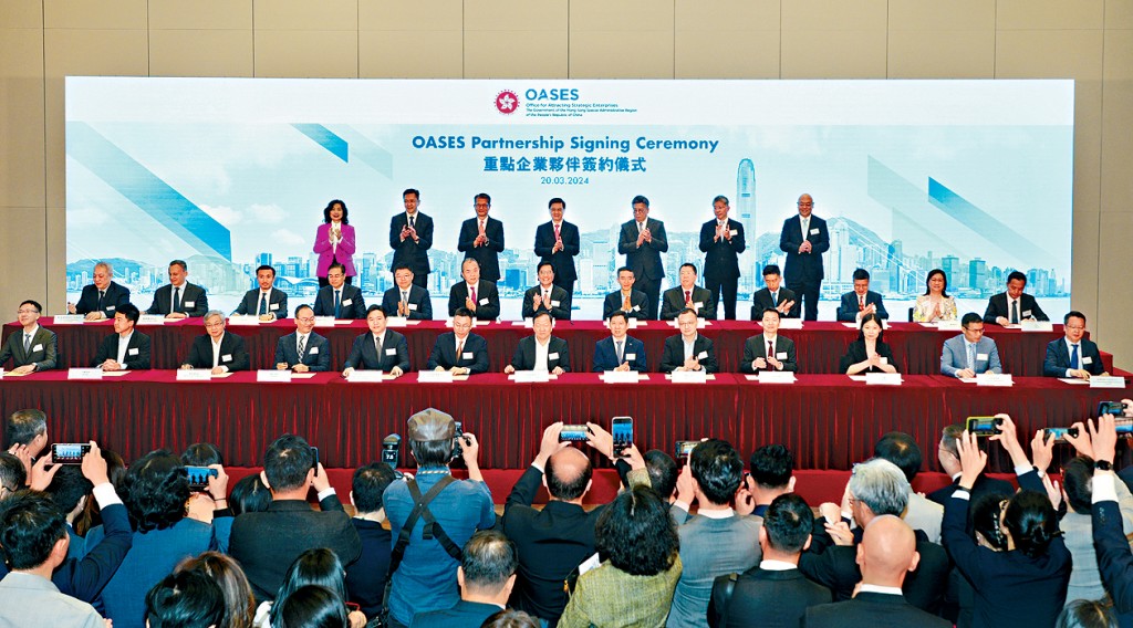 陳茂波表示，引進辦已成功引進逾100間重點企業。