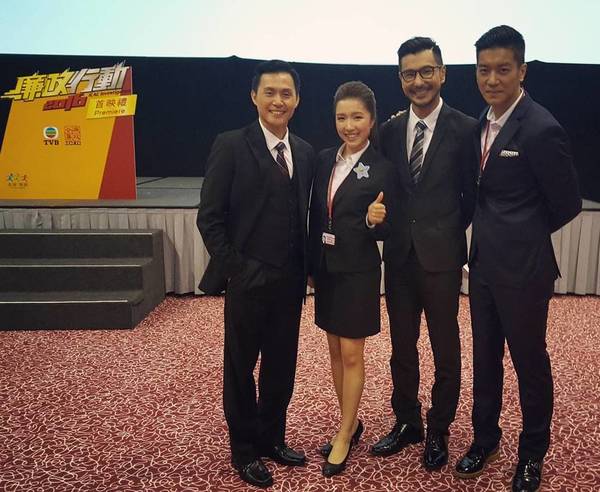 郭嘉文曾演出《廉政行動2016》。 郭嘉文曾演出《廉政行動2016》。