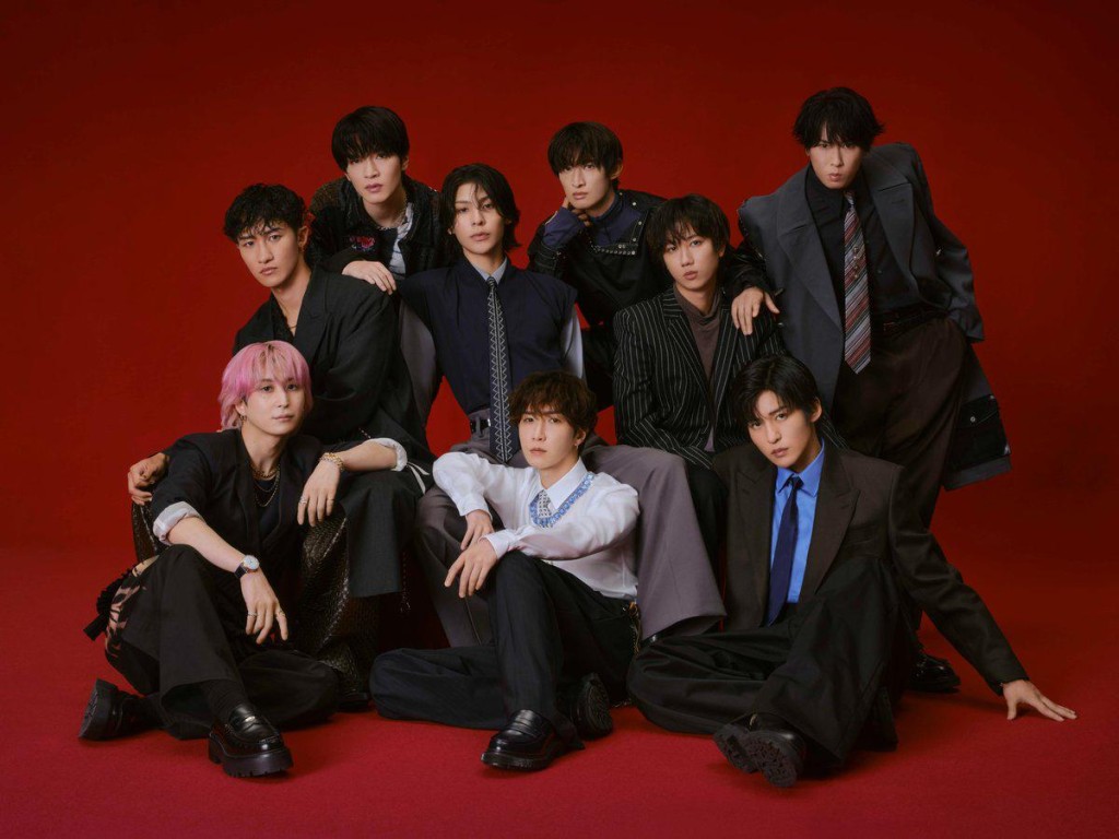 日本超人氣男團Snow Man。 日本超人氣男團Snow Man。