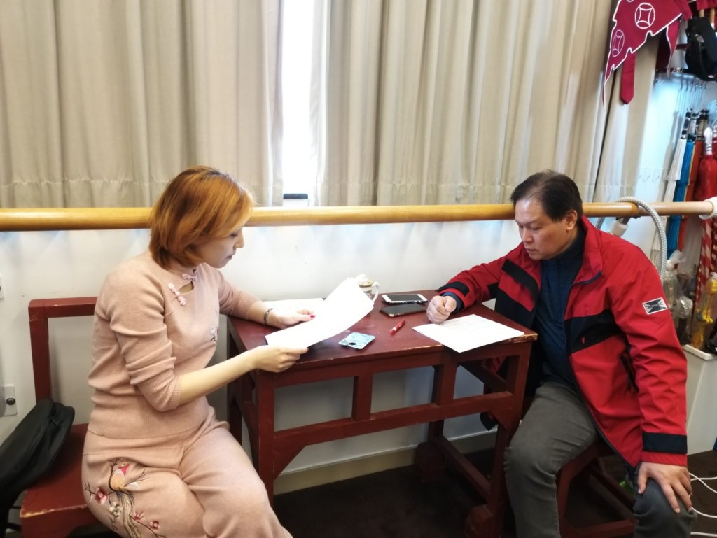 龍貫天謝曉瑩每句每字皆認真度腔。