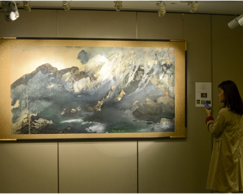 《伊吾閭瑞雪圖》。