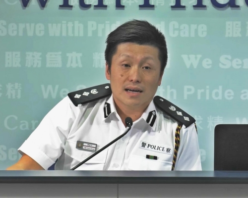 警察公共關係科總警司謝振中。