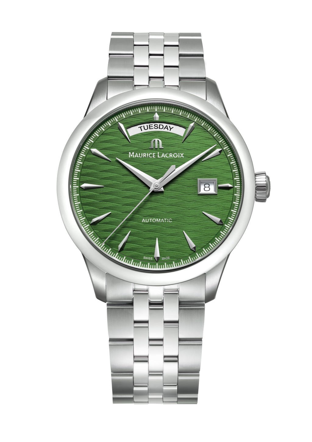 Maurice Lacroix 1975 Legacy綠色版本限量500枚。
