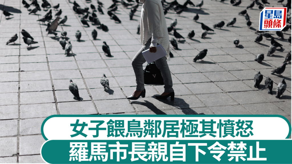 羅馬一名女子頻繁餵鳥令鄰居強烈不滿。(示意圖)路透社