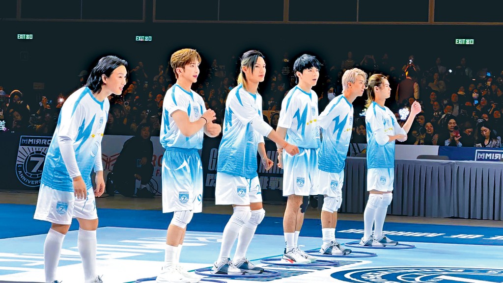 （左起）Jer、Anson Lo、Jeremy、Ian、AK及Tiger組成強勁的一隊。