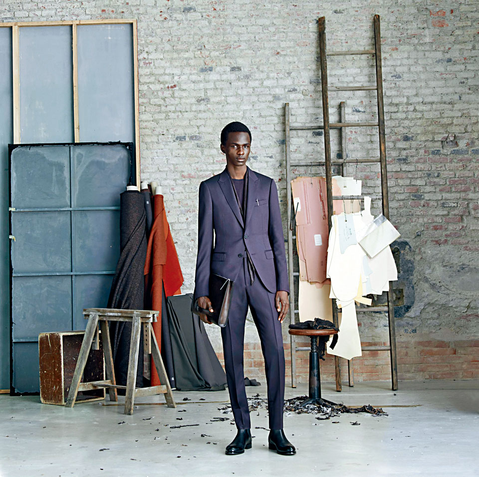 Ermenegildo Zegna Modern Tailoring系列採以UseTheExisting再生面料製作。