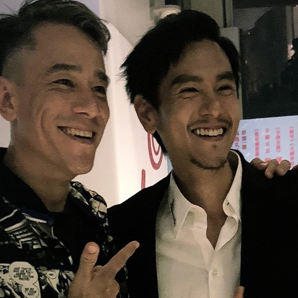 吳嘉龍同彭于晏老友鬼鬼。 吳嘉龍同彭于晏老友鬼鬼。