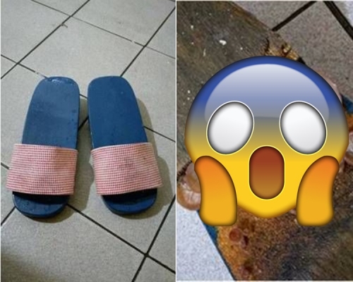 木屐發霉鞋底生菇。網上圖片