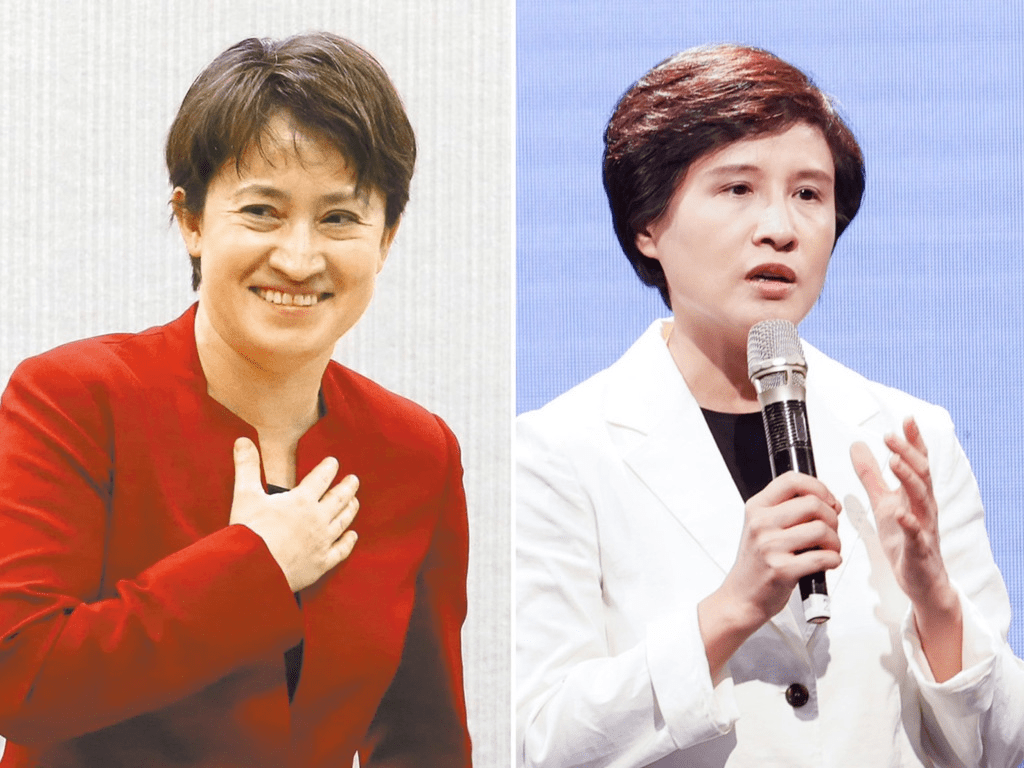 台駐美代表蕭美琴（左）、前文化部長鄭麗君（右）被認為是民進黨2024台灣大選副手熱門人選。 中時圖片