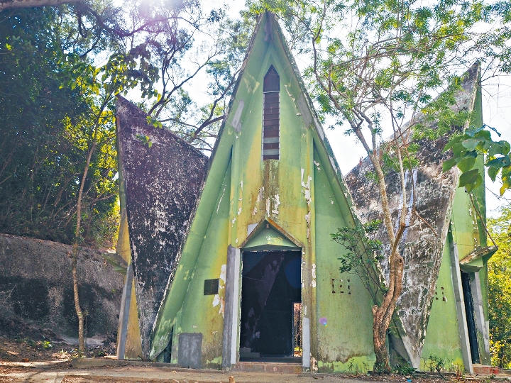 被列為三級歷史建築的印度廟。