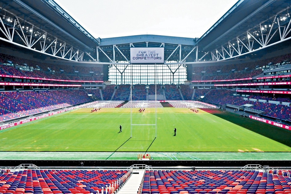 1月5日在啟德體育園舉行測試賽，運作暢順，氣氛熱鬧。