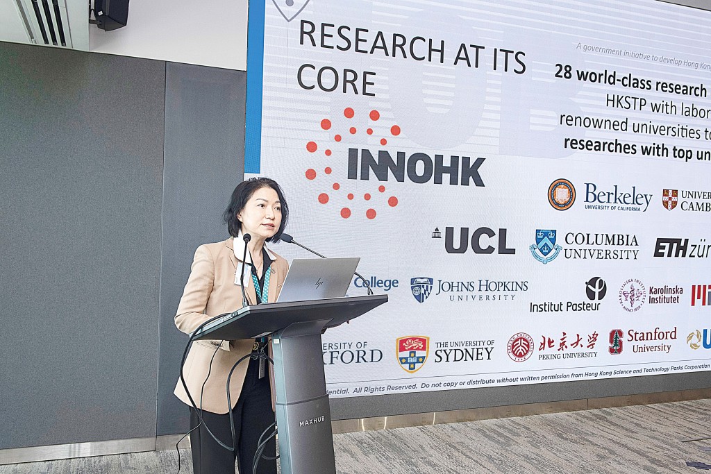 香港科技園公司生命健康科技總監謝麗娟