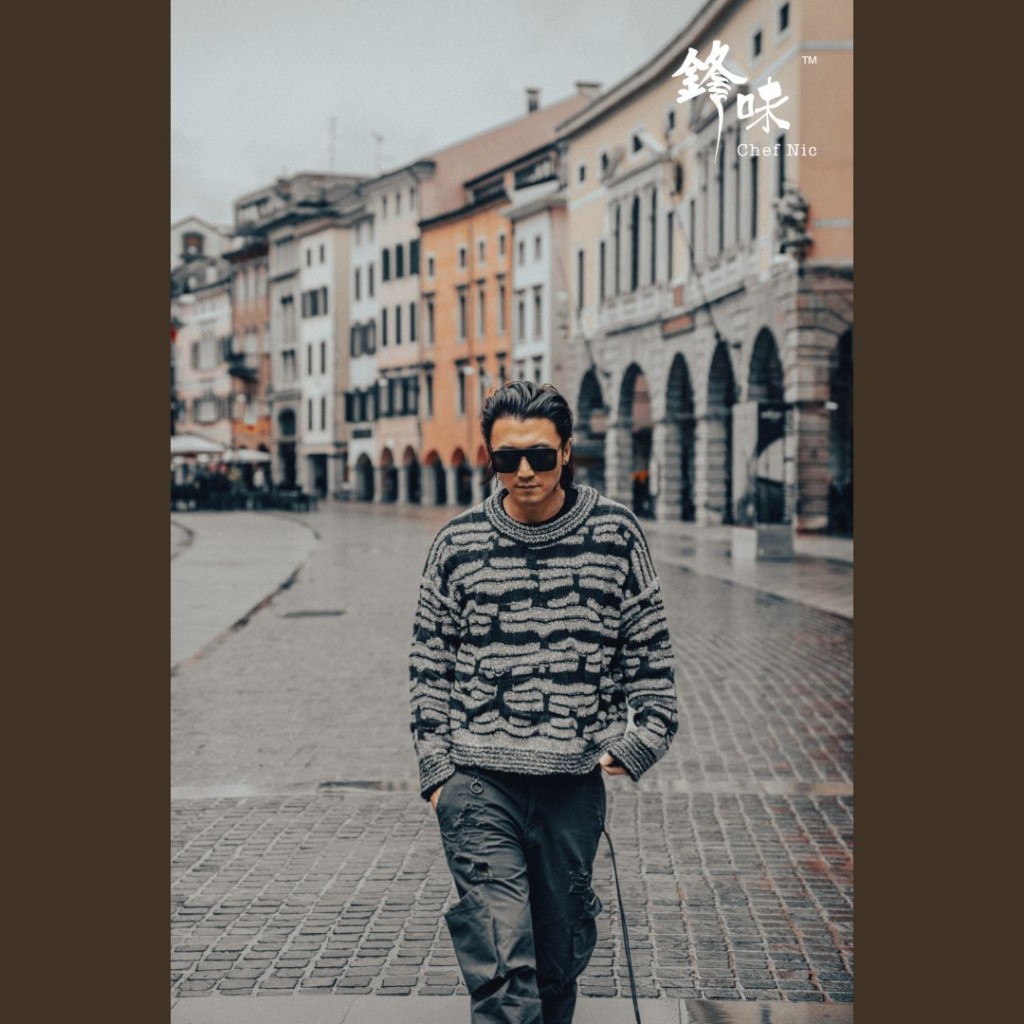 谢霆锋于社交网分享意大利之旅照。