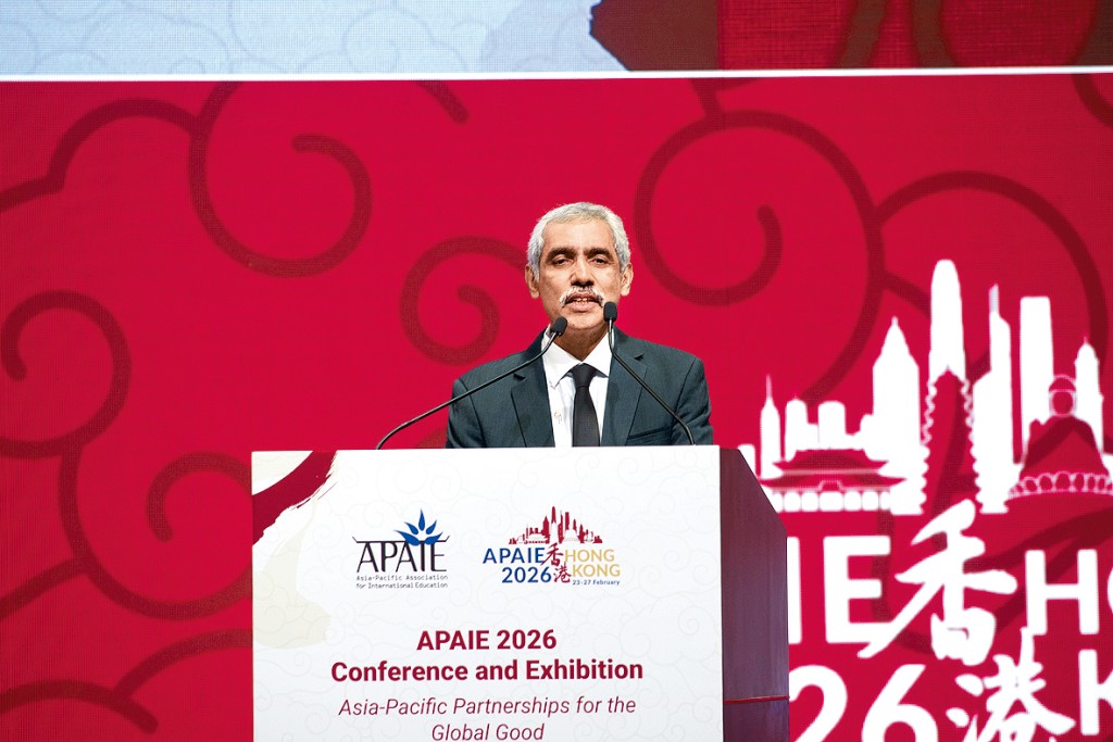 APAIE主席 Venky Shankararaman 教授。