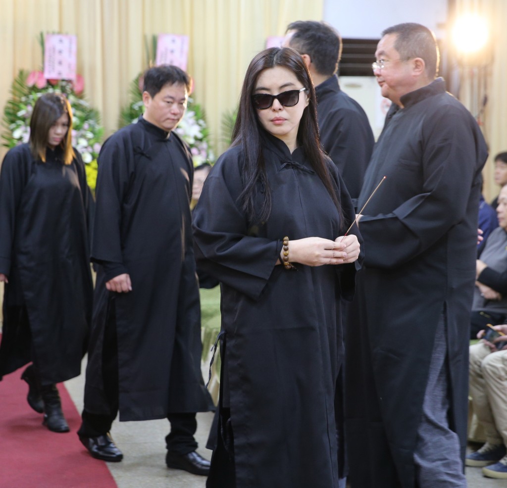 2016年王祖賢返台灣出席父親的喪禮。
