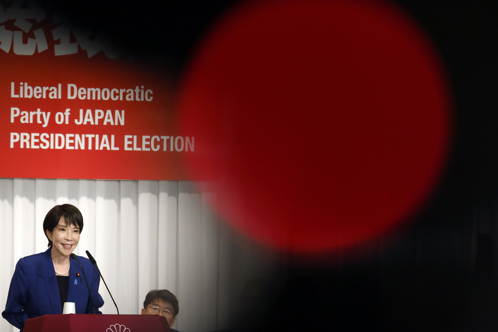 高市早苗或成為日本史上首名女首相。美聯社
