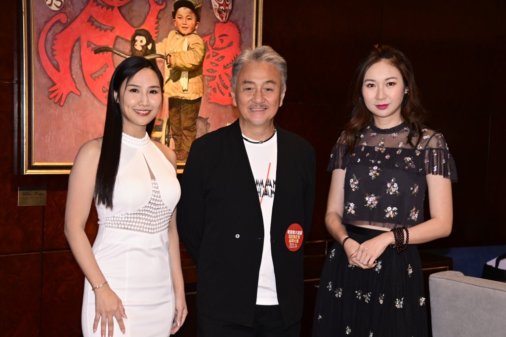 （左起）林宝玉、吴岱融与庄思敏今晚出席《大湾区100强品牌企业大奬》颁奖礼。