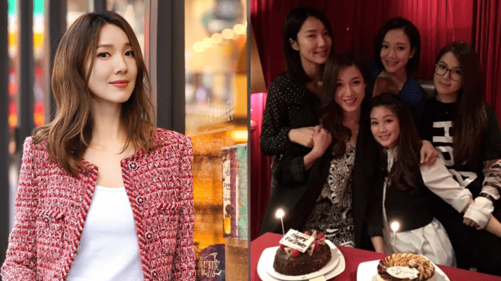 「處女黨」相隔八年合體!李亞男岑麗香慶40歲生日 鍾嘉欣現身終齊腳