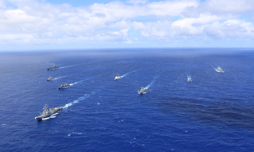 环太平洋军演由美军主导。