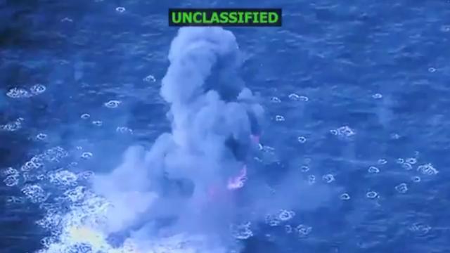 海格塞斯發放運毒船爆炸的影片。海格塞斯 X 海格塞斯發放運毒船爆炸的影片。海格塞斯 X
