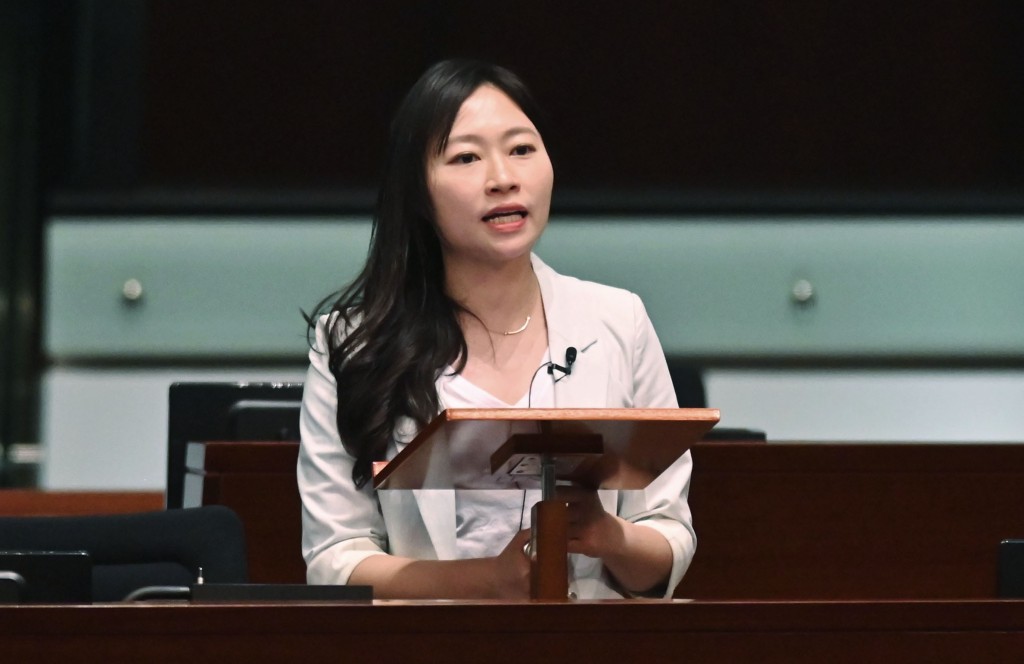 陈颖欣提出「设立香港劳动模范评选机制」议员议案。资料图片