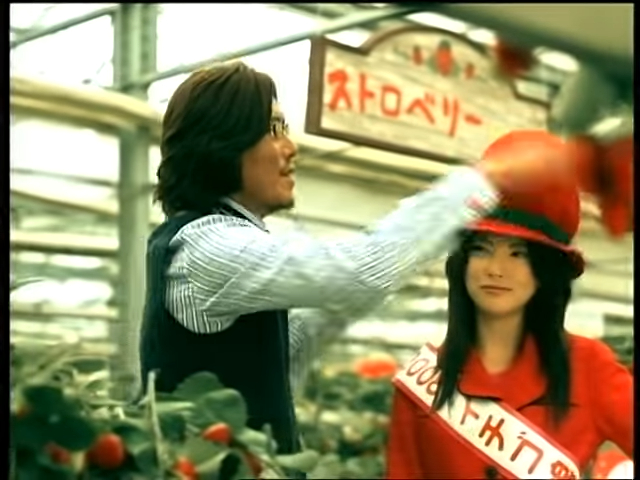 田中丽奈与丰川悦司曾经合作拍广告。