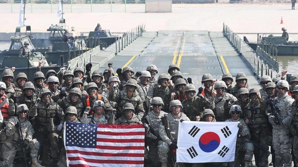 传美、日、韩计划月底举行3国首次多域军演“自由之刃”。路透社资料图片