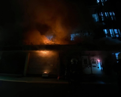 餐廳凌晨發生火警。餐廳fb圖片