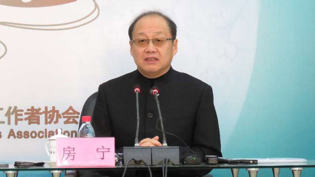 中国社科院政治学研究所研究员房宁。中央社