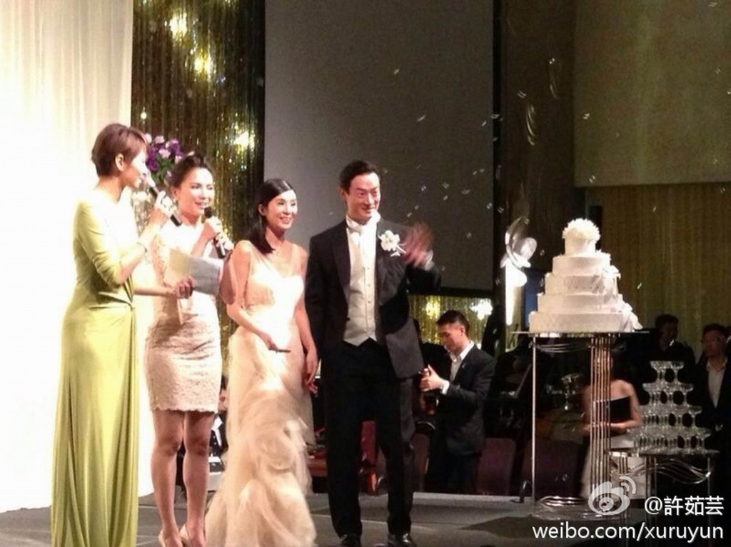 楊采妮與邱韶智當年的婚禮非常盛大。