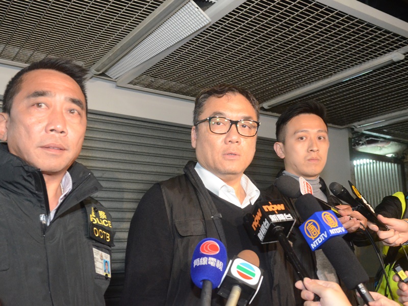 「O记」高级警司李桂华讲述案情。