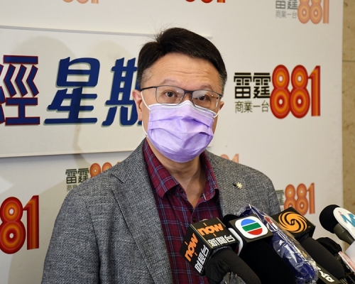 許樹昌指源頭不明個案數字回落是好現象。資料圖片