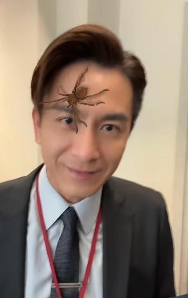 陳瀅拍攝《執法者們》時錄製整蠱片，戲弄馬國明、陳豪等人。