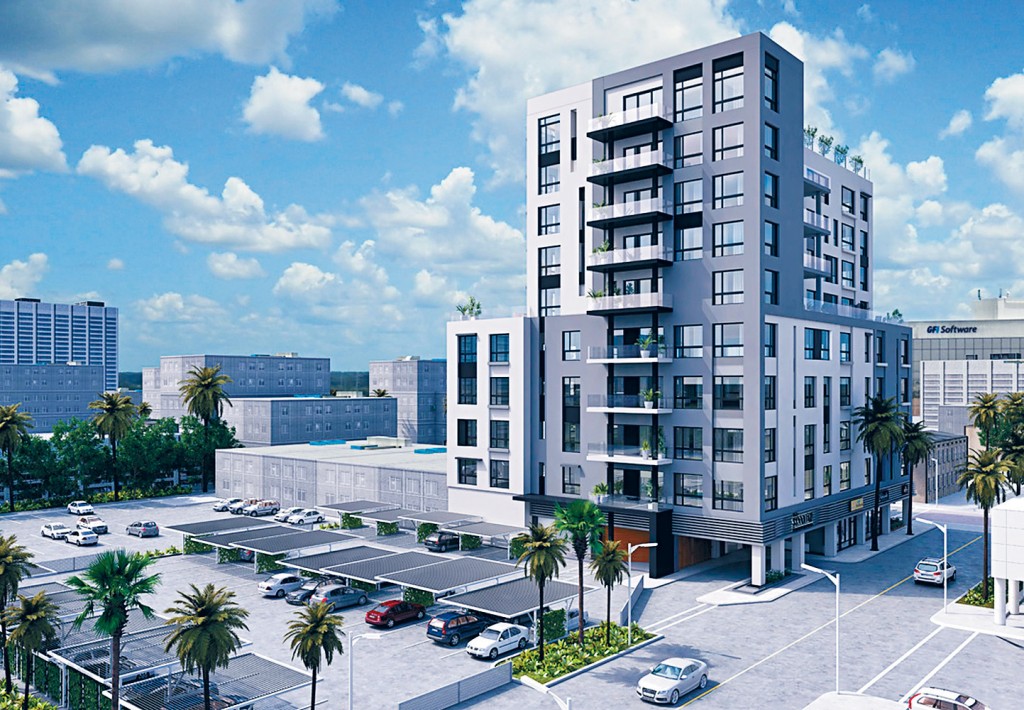 靚佬湯位於佛羅里達州的頂樓複式毫宅，竟鬧出拖欠裝修承包商款項醜聞。