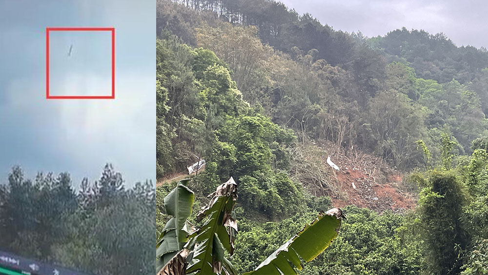 彭博：東航出事時以接近音速撞向山坡。